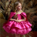 Girl's Princess Puff Sleeve Dress