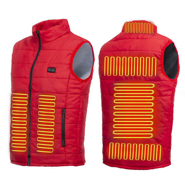 USB heating vest