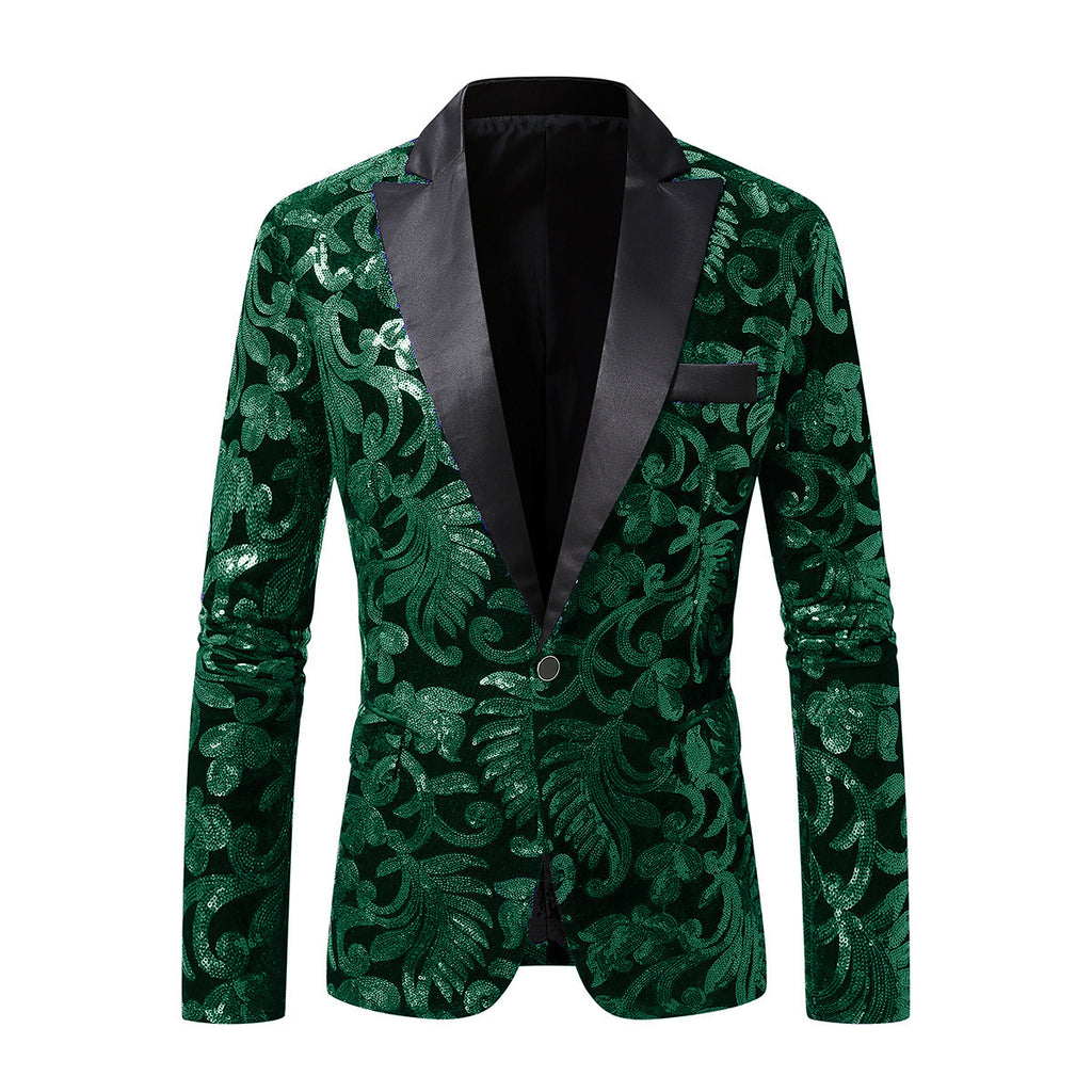 Men's Sequin Performance Suit Jacket