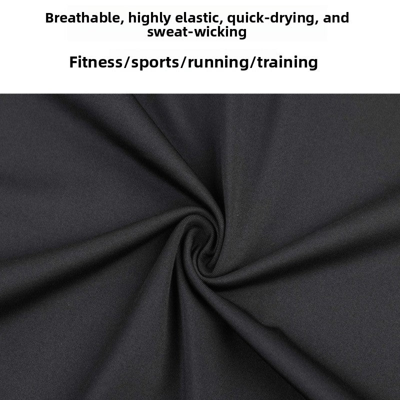 Men's Fleece-Lined Sportswear Suit for Winter Fitness and Running