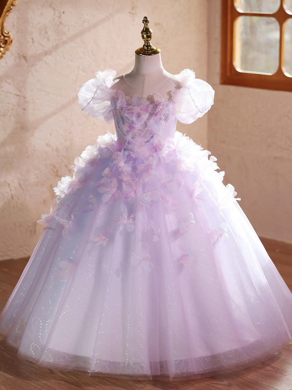 Girl's Elegant Princess Performance Dress