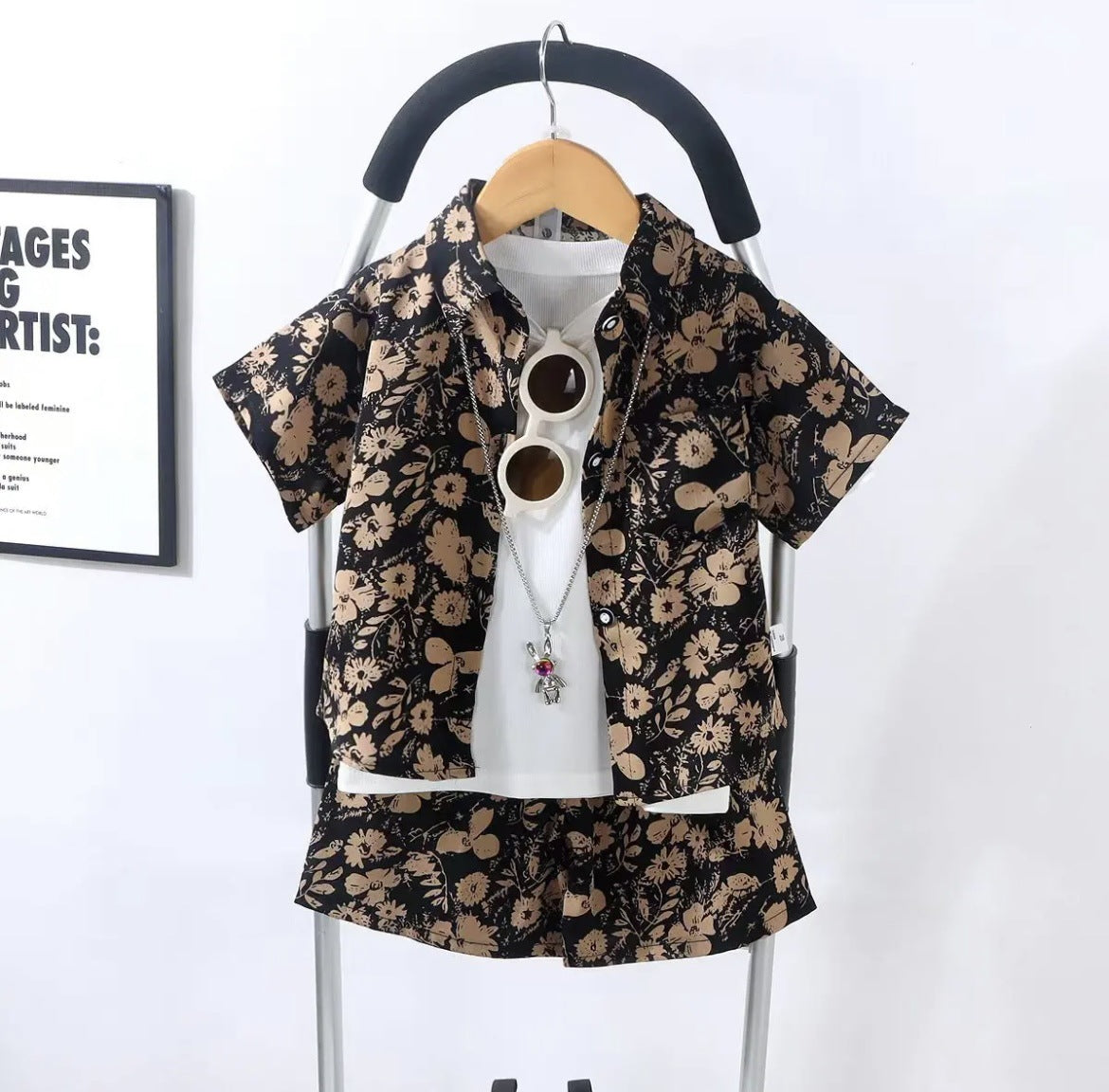 Childrens' Short Sleeve Shirt and Shorts