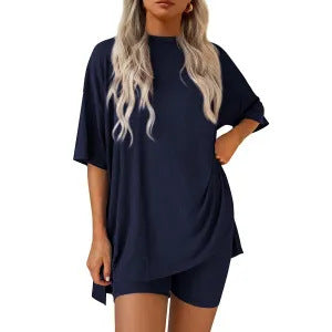 Women's Casual T-Shirt and Shorts Set