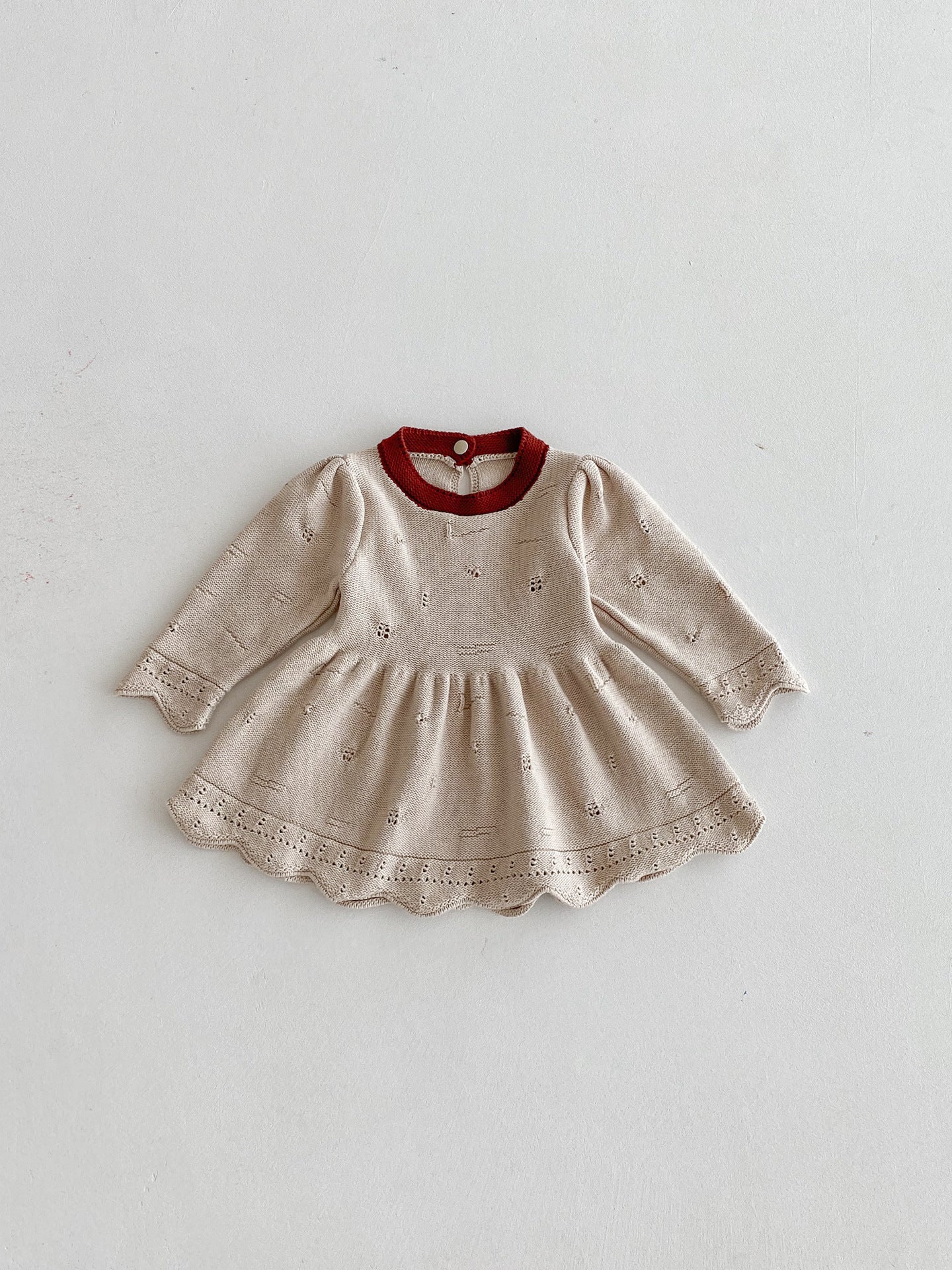 Girl's Princess Cotton Dress Long Sleeve