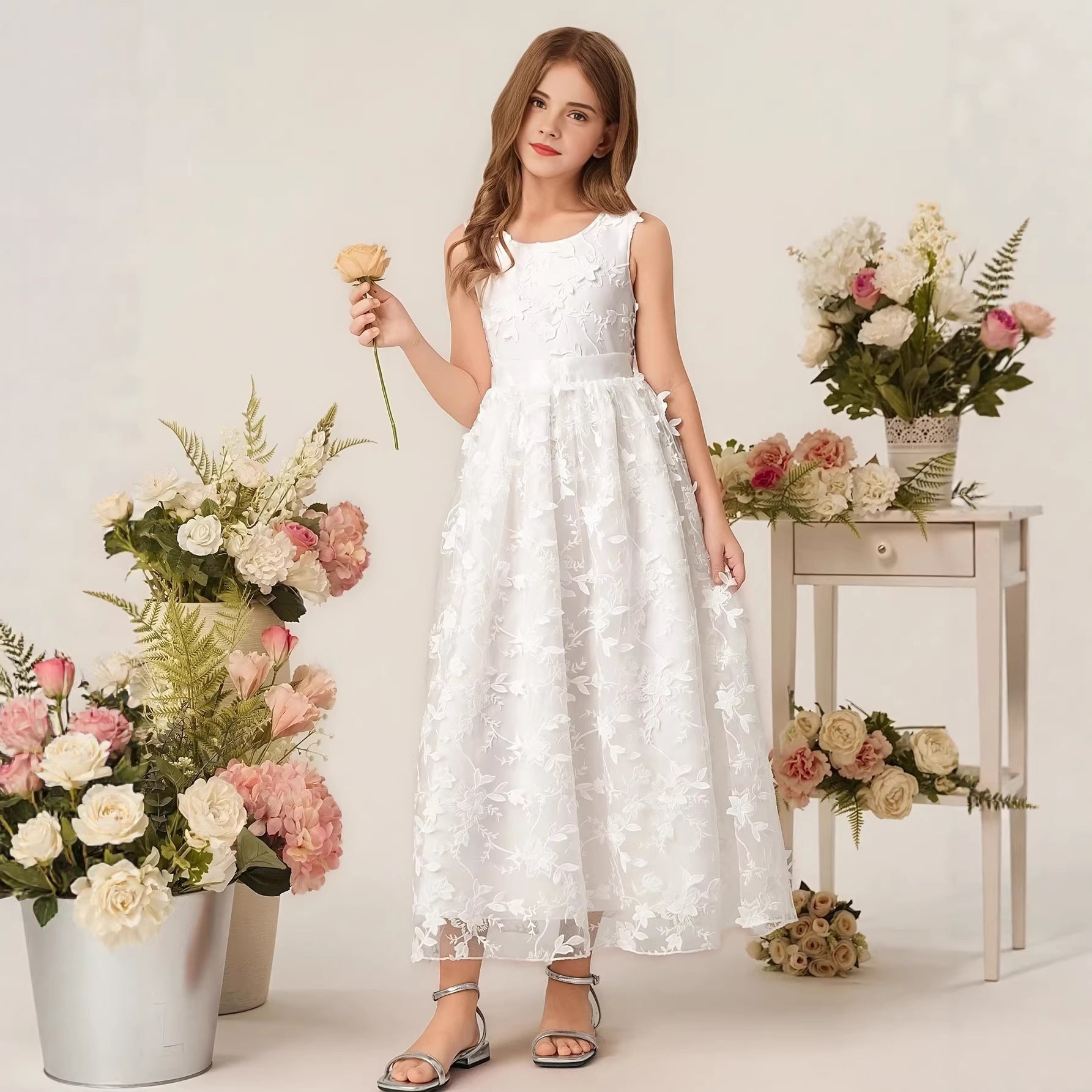 Girl's Princess Lace Dress