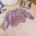 Girls' Letter Print Hooded Sweatshirt and Overalls Set