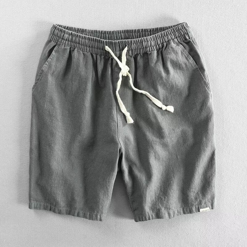 Summer lightweight linen shorts