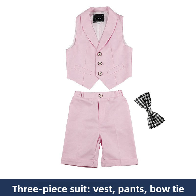Children's Vest Short Sleeve Suit Summer
