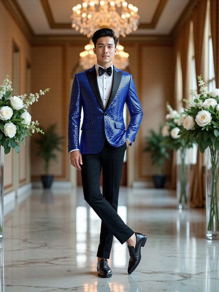 Men's Sequined Dinner Suit