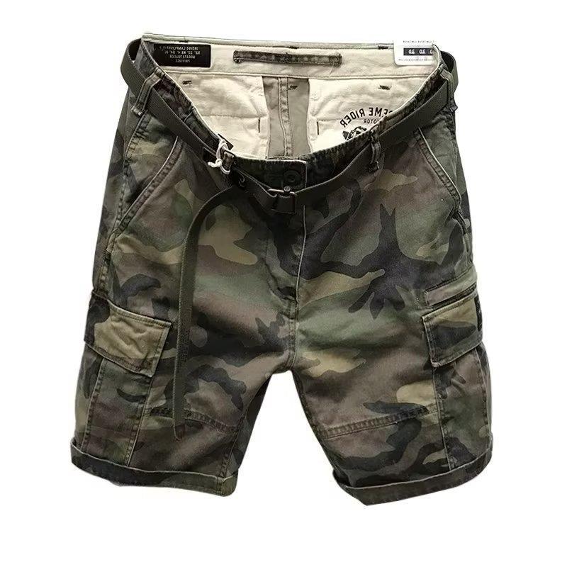 Camouflage Loose Fit Casual Shorts
