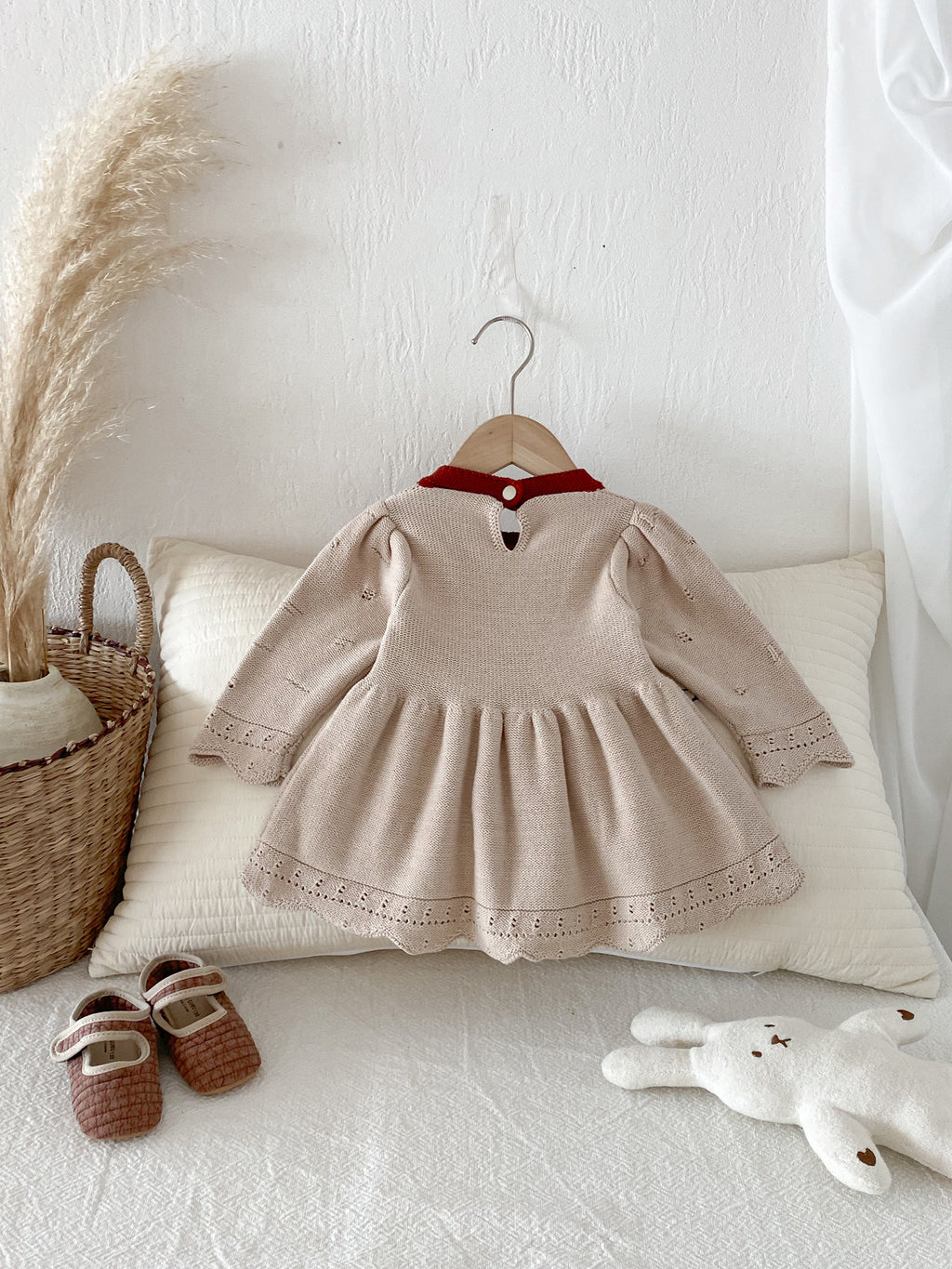 Girl's Princess Cotton Dress Long Sleeve