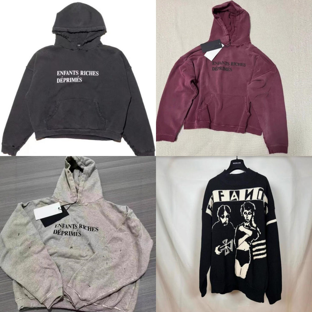 Slogan Print Hooded Sweatshirt