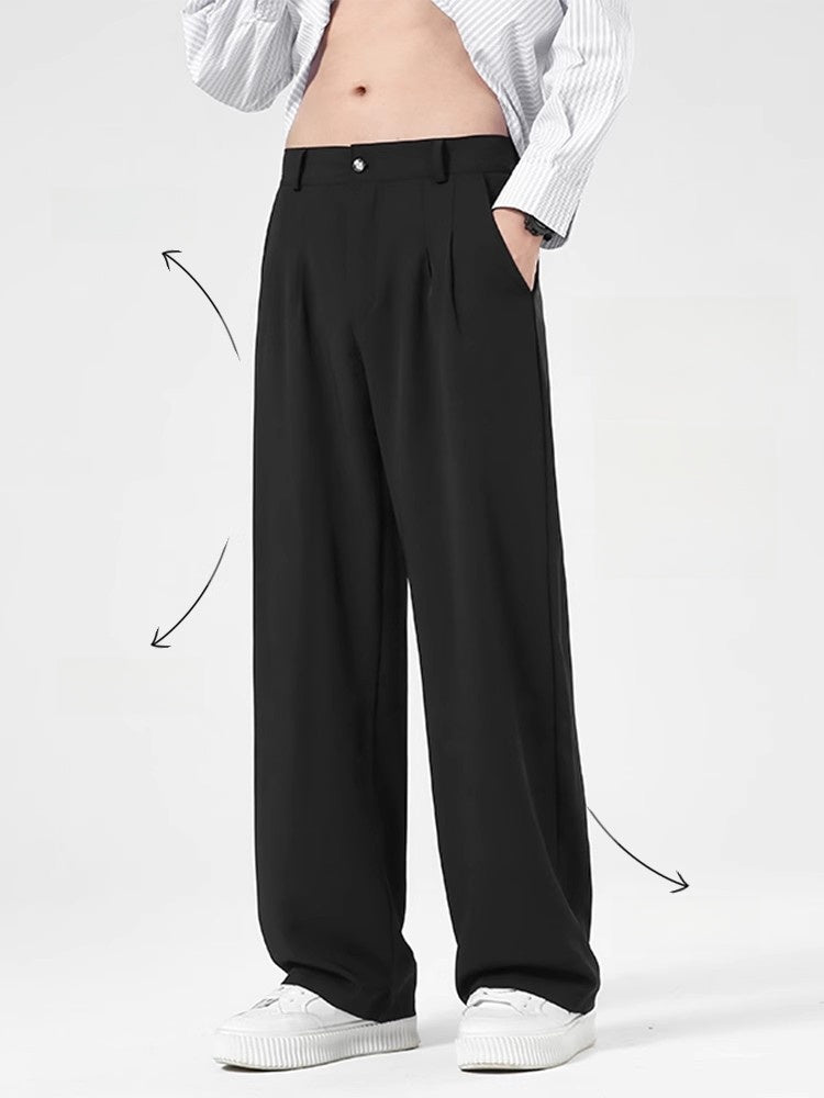 Men's Casual Loose Fit Dress Pants