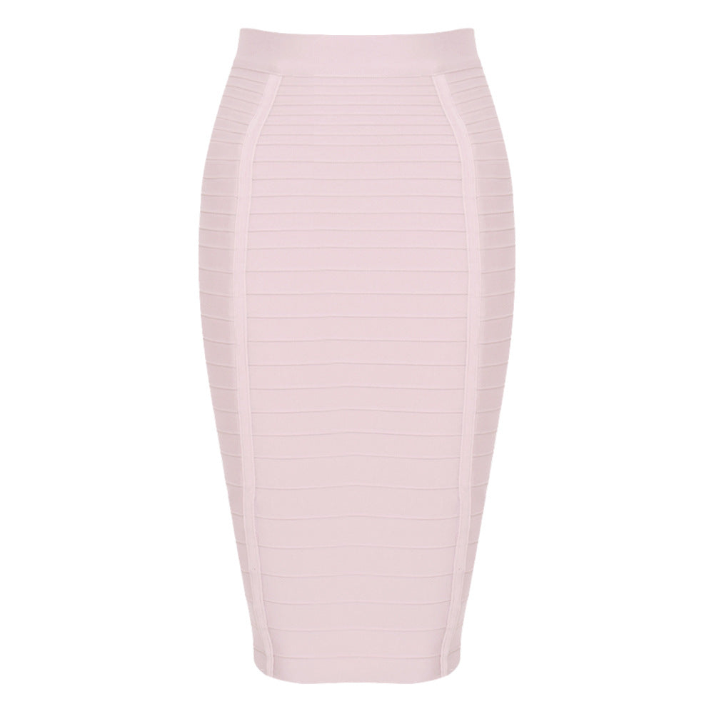 High-waisted bodycon skirt