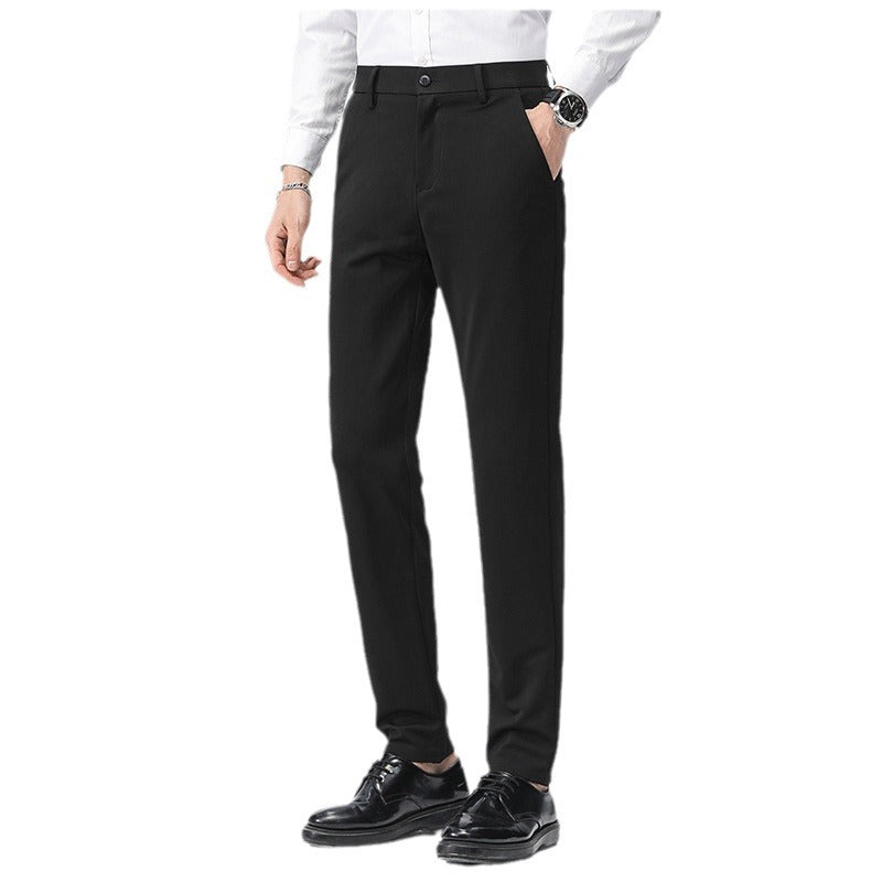 Men's casual non-stretch trousers