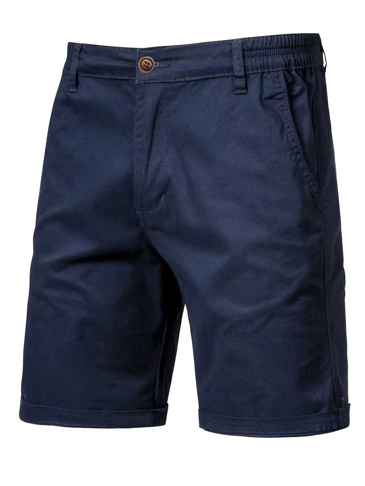 Men's Straight Fit Cotton Shorts