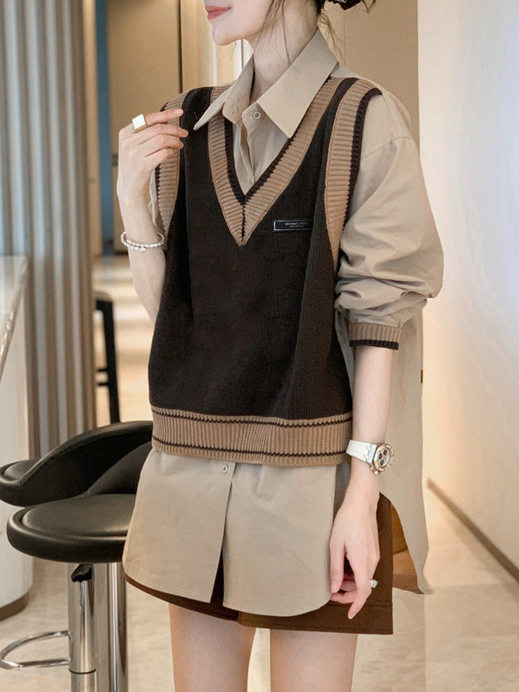 Two-piece shirt