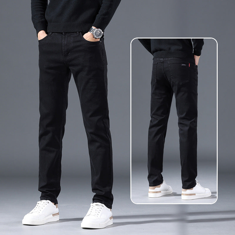Men's straight-leg jeans