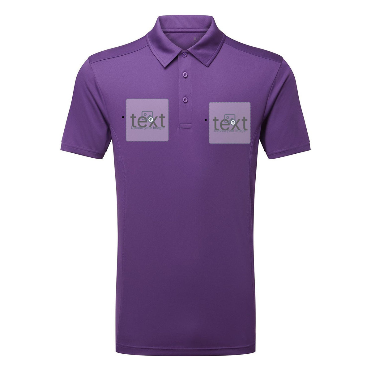 Men's Performance Polo Shirt — Bright Purple