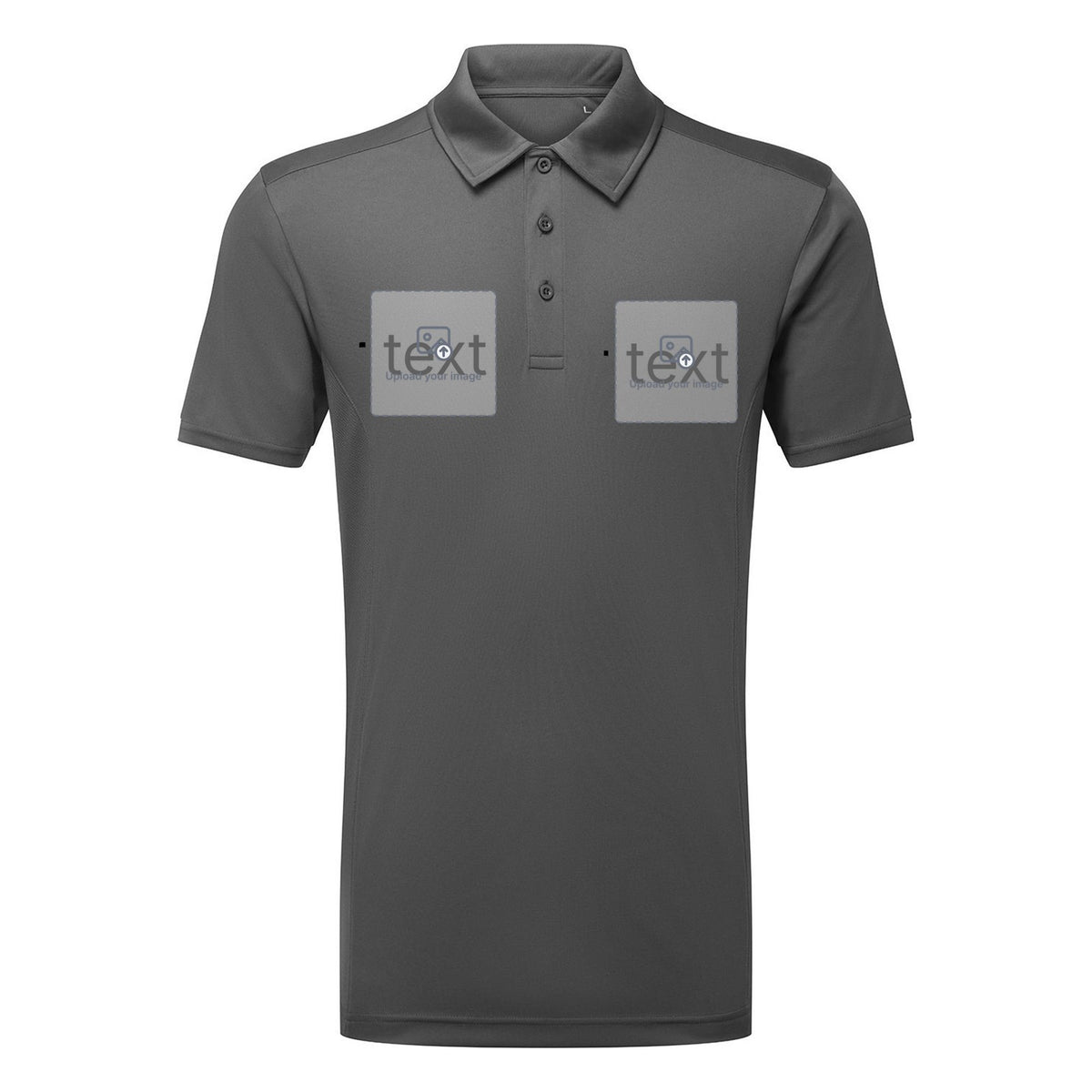 Men's Performance Polo Shirt — Charcoal