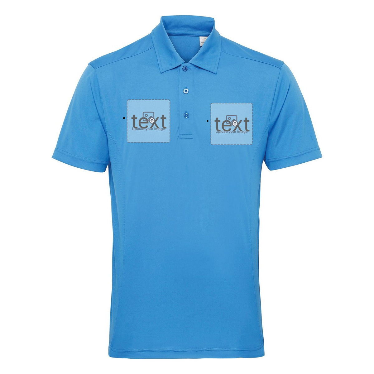Men's Performance Polo Shirt — Sapphire
