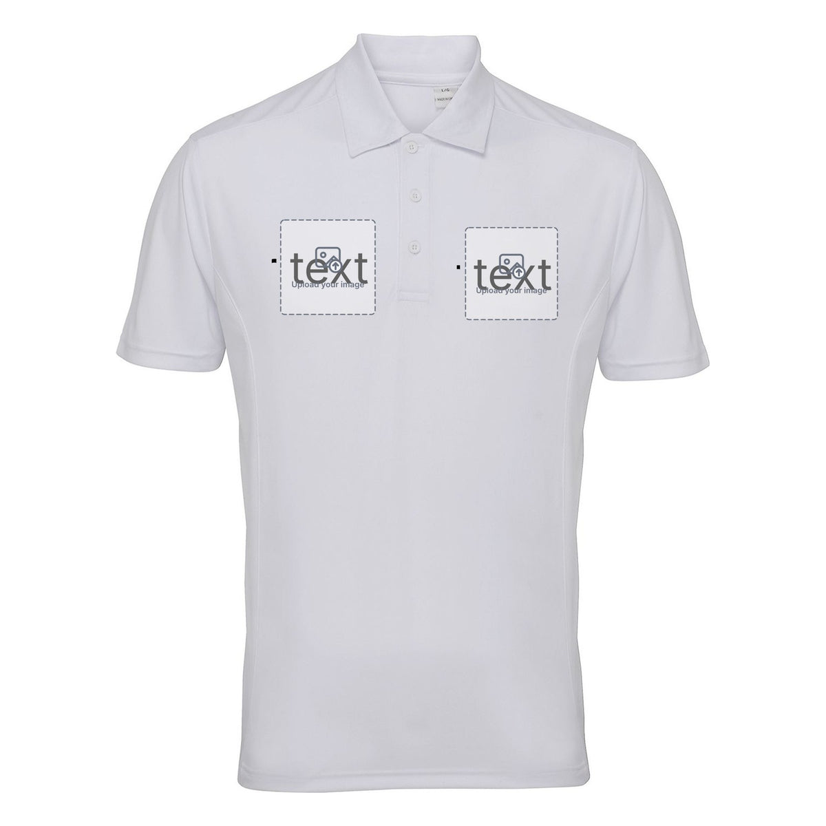 Men's Performance Polo Shirt — White
