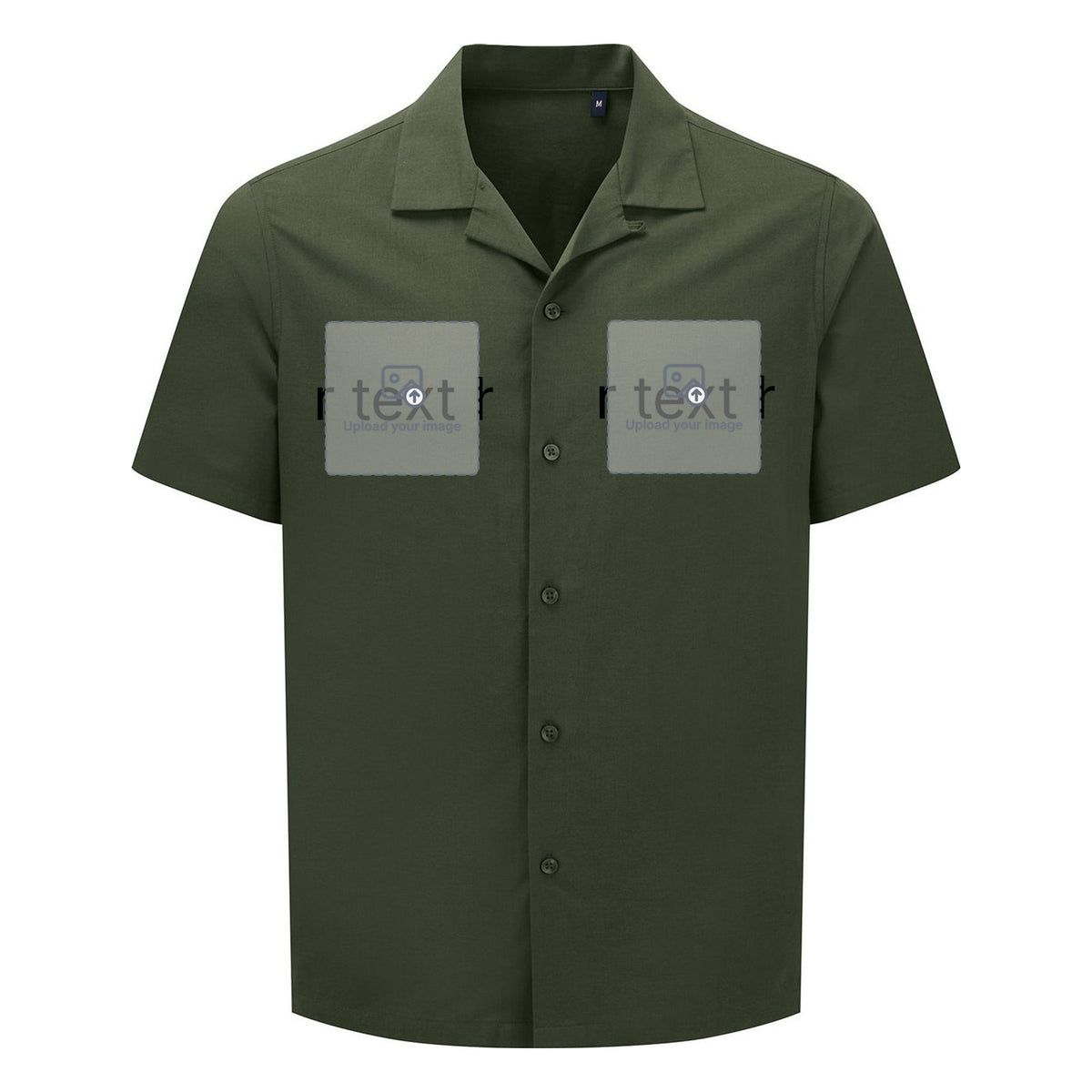 Men's Short Sleeve Shirt — Solid Olive