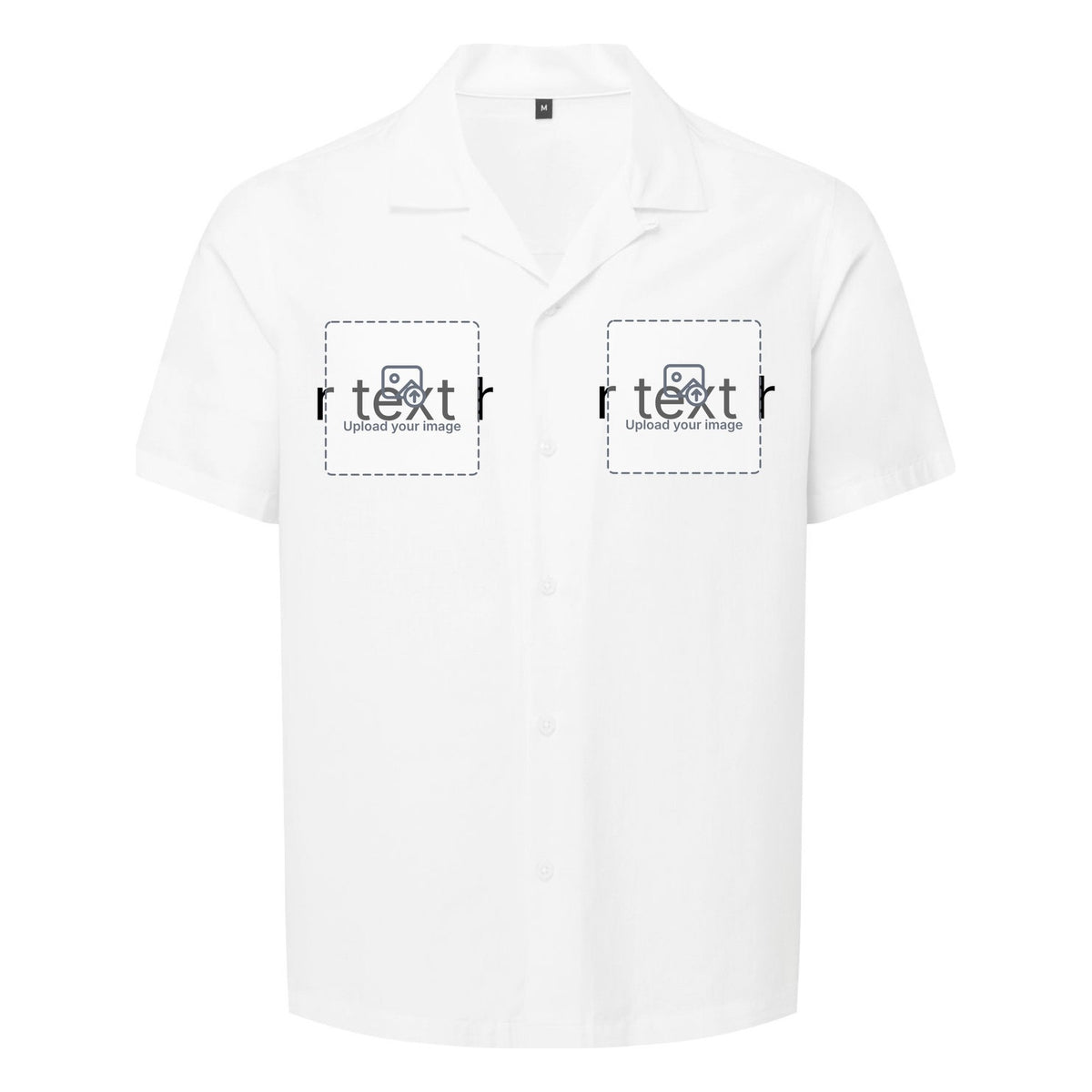 Men's Short Sleeve Shirt — Solid White