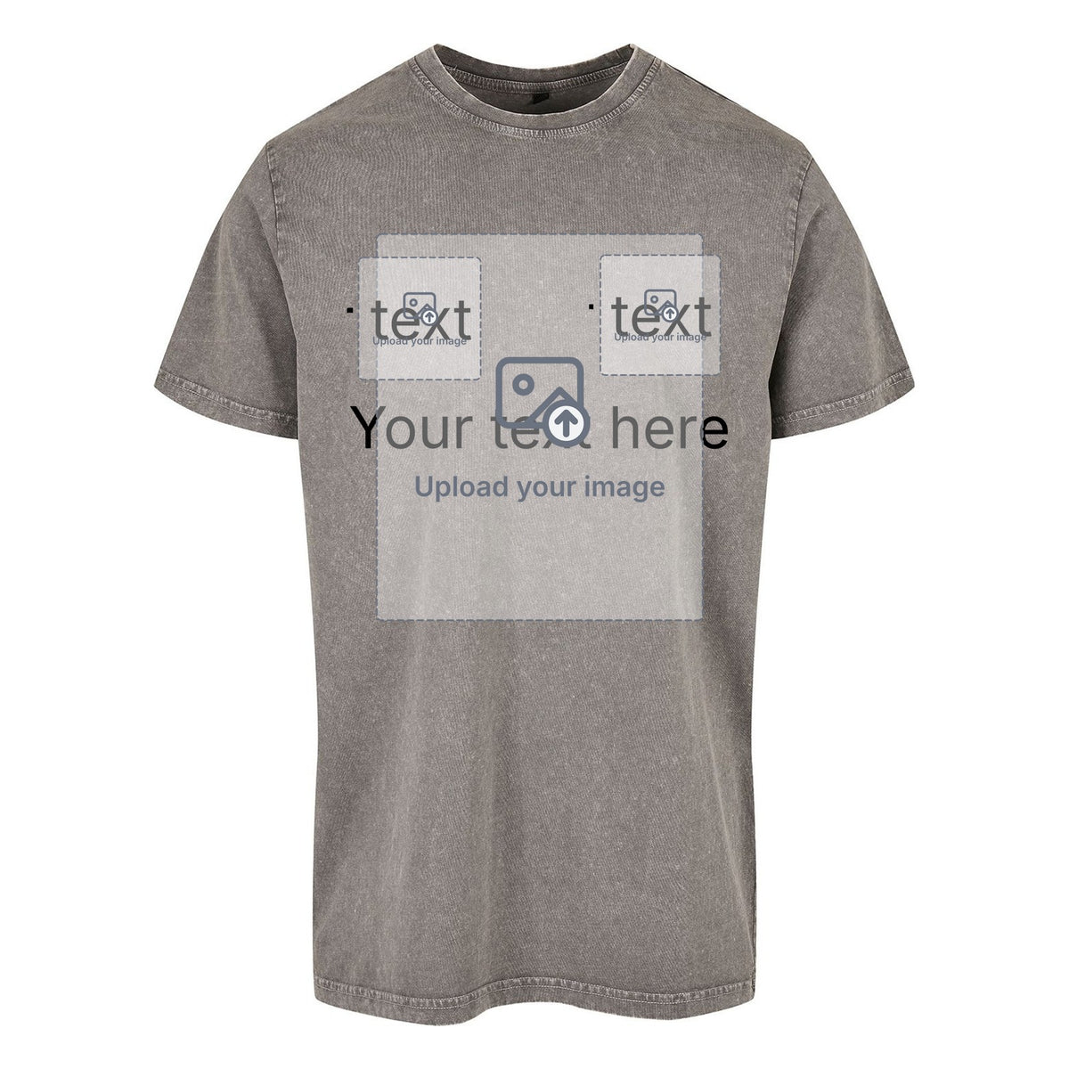 Unisex Acid Wash T-Shirt — Asphalt