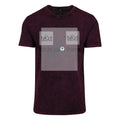 Unisex Acid Wash T-Shirt — Berry/Black