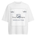 Unisex Boxy Cropped T-Shirt — Arctic White