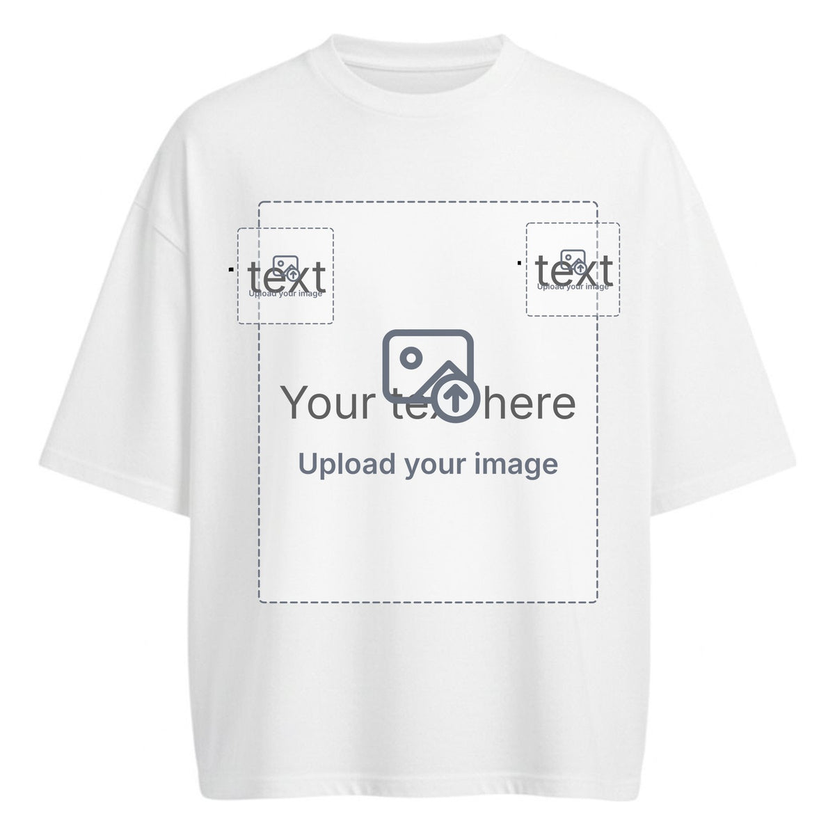 Unisex Boxy Cropped T-Shirt — Arctic White