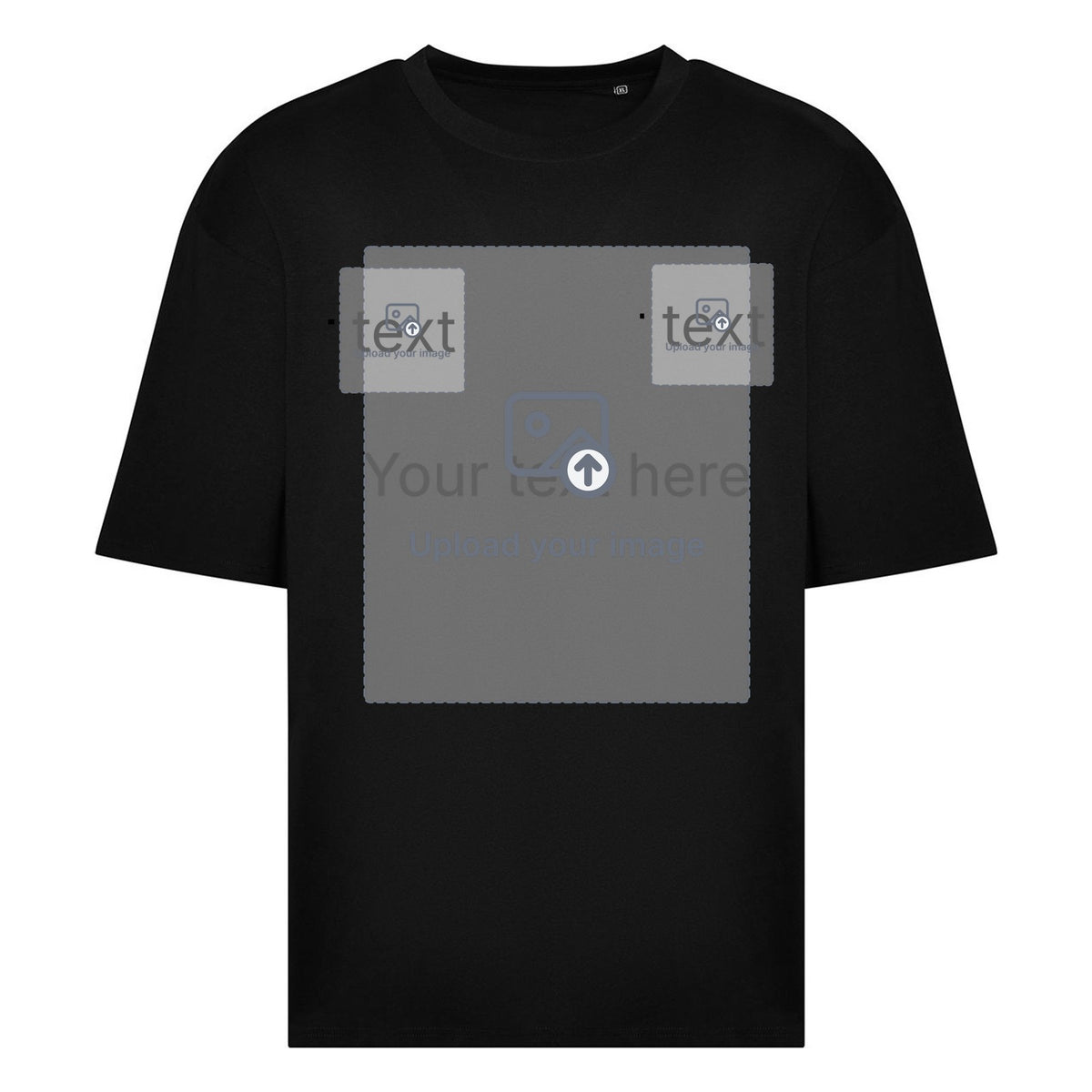 Unisex Heavy Cotton T-Shirt — Deep Black