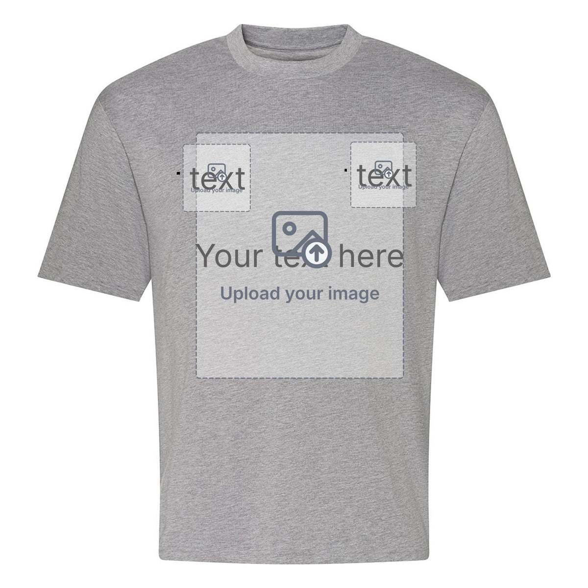 Unisex Heavy Cotton T-Shirt — Heather Grey