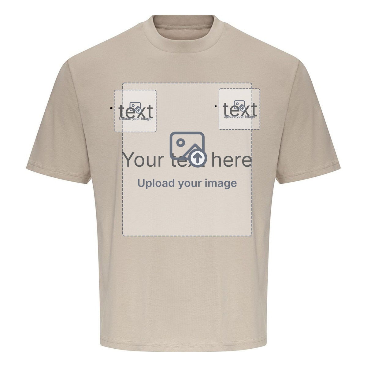 Unisex Heavy Cotton T-Shirt — Natural Stone
