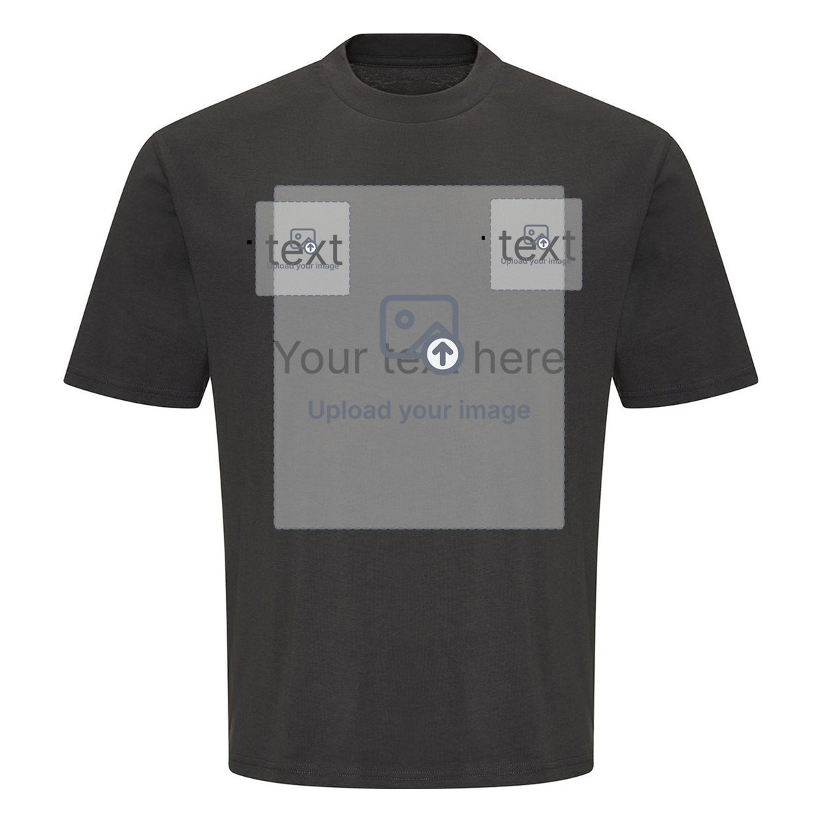Unisex Heavy Cotton T-Shirt — Solid Charcoal