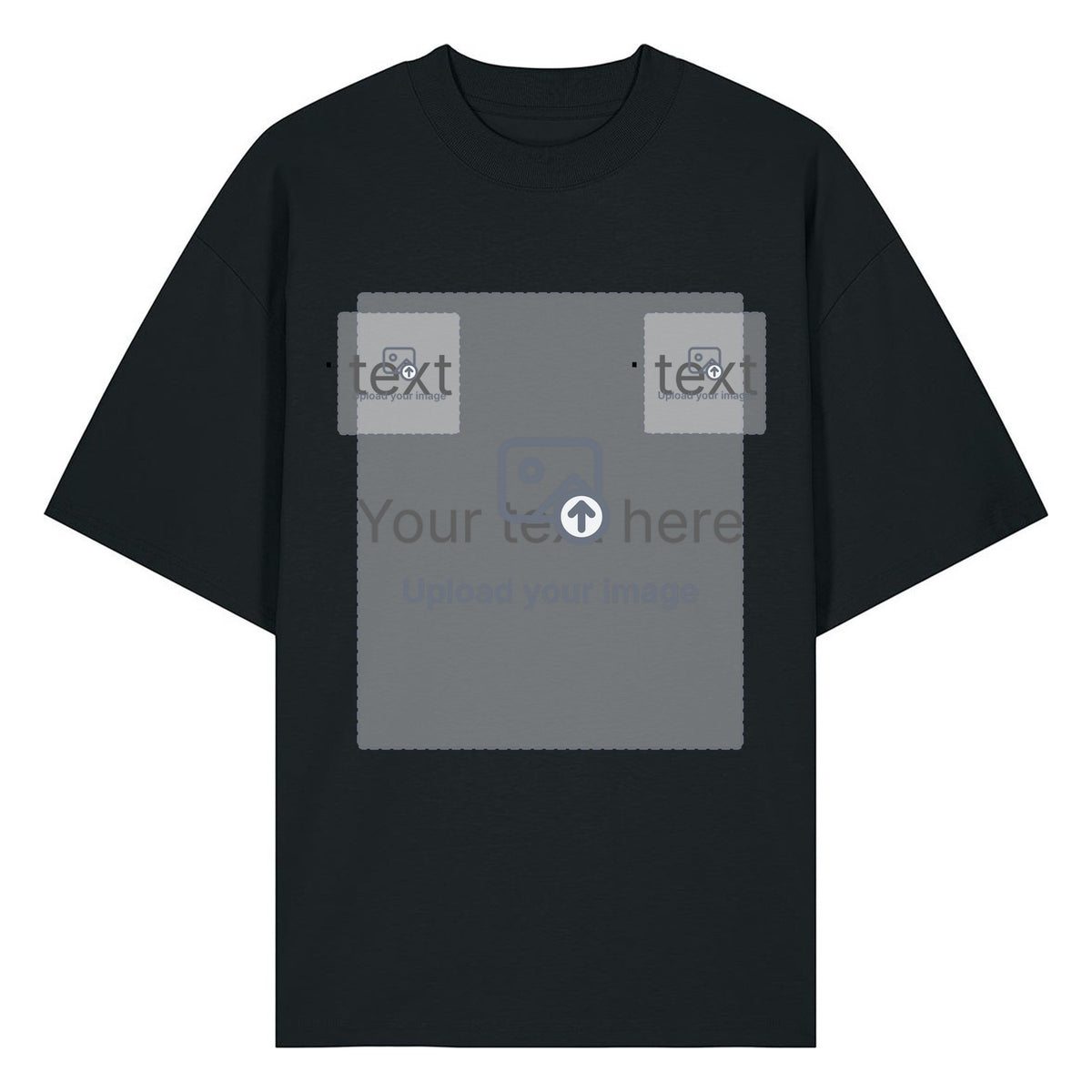 Unisex Oversized T-Shirt — Black