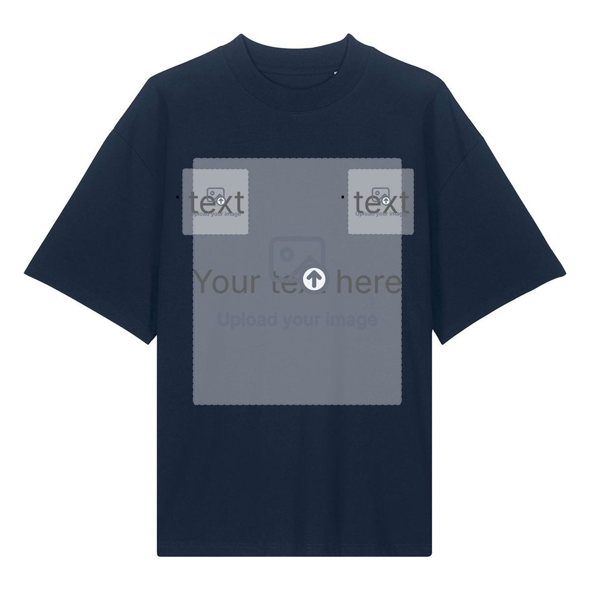 Unisex Oversized T-Shirt — French Navy