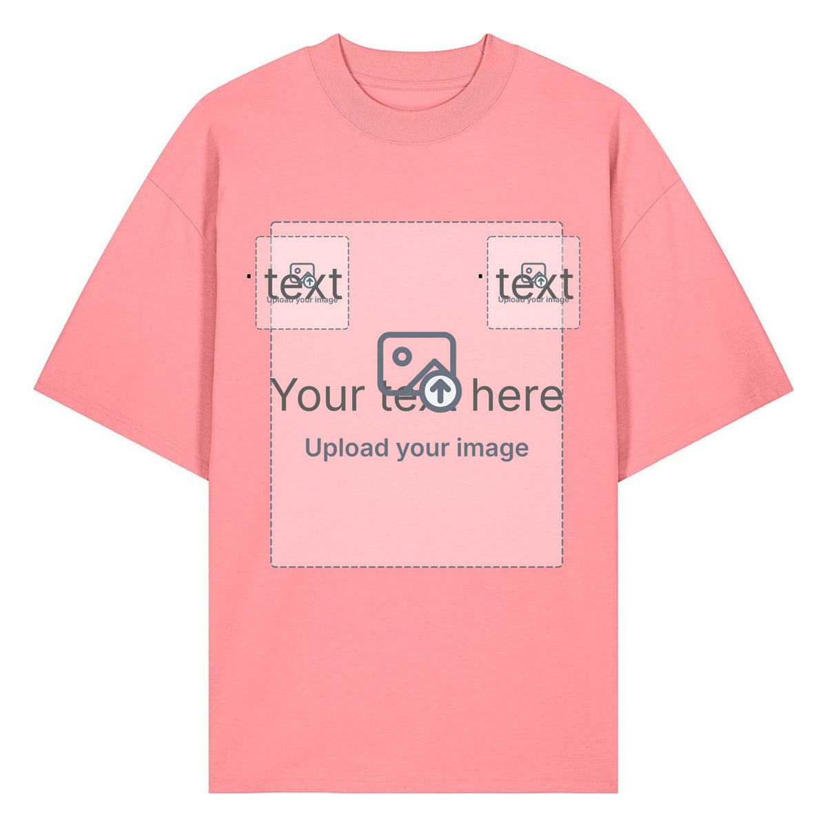 Unisex Oversized T-Shirt — Pink Joy
