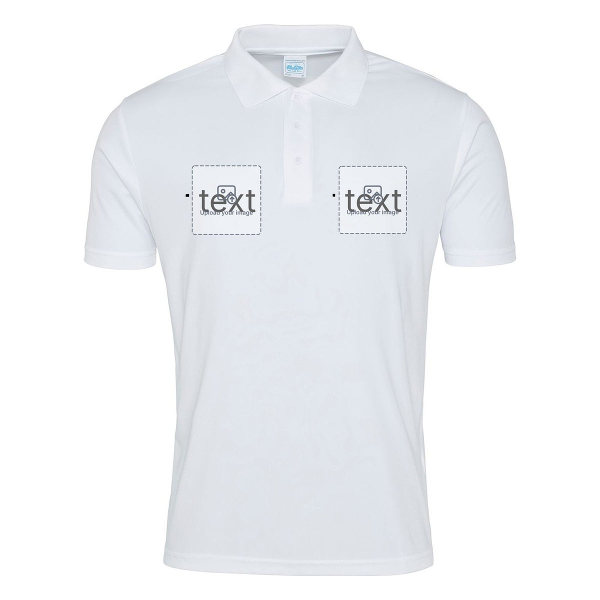 Unisex Performance Polo Shirt — Arctic White