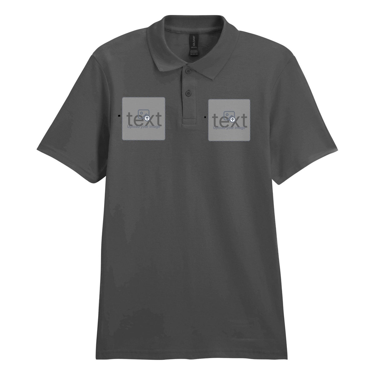 Unisex Piqué Polo Shirt — Charcoal