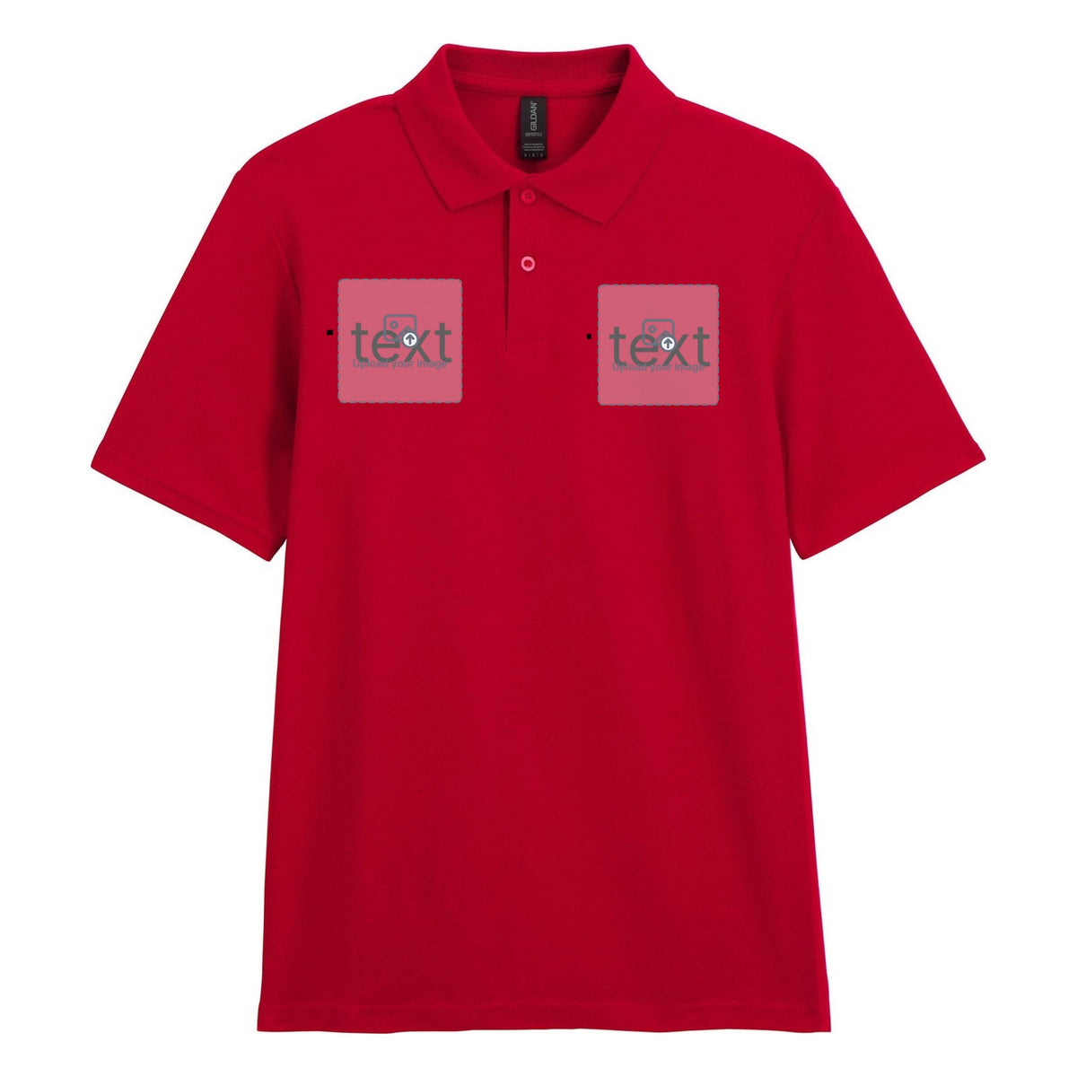 Unisex Piqué Polo Shirt — Cherry Red