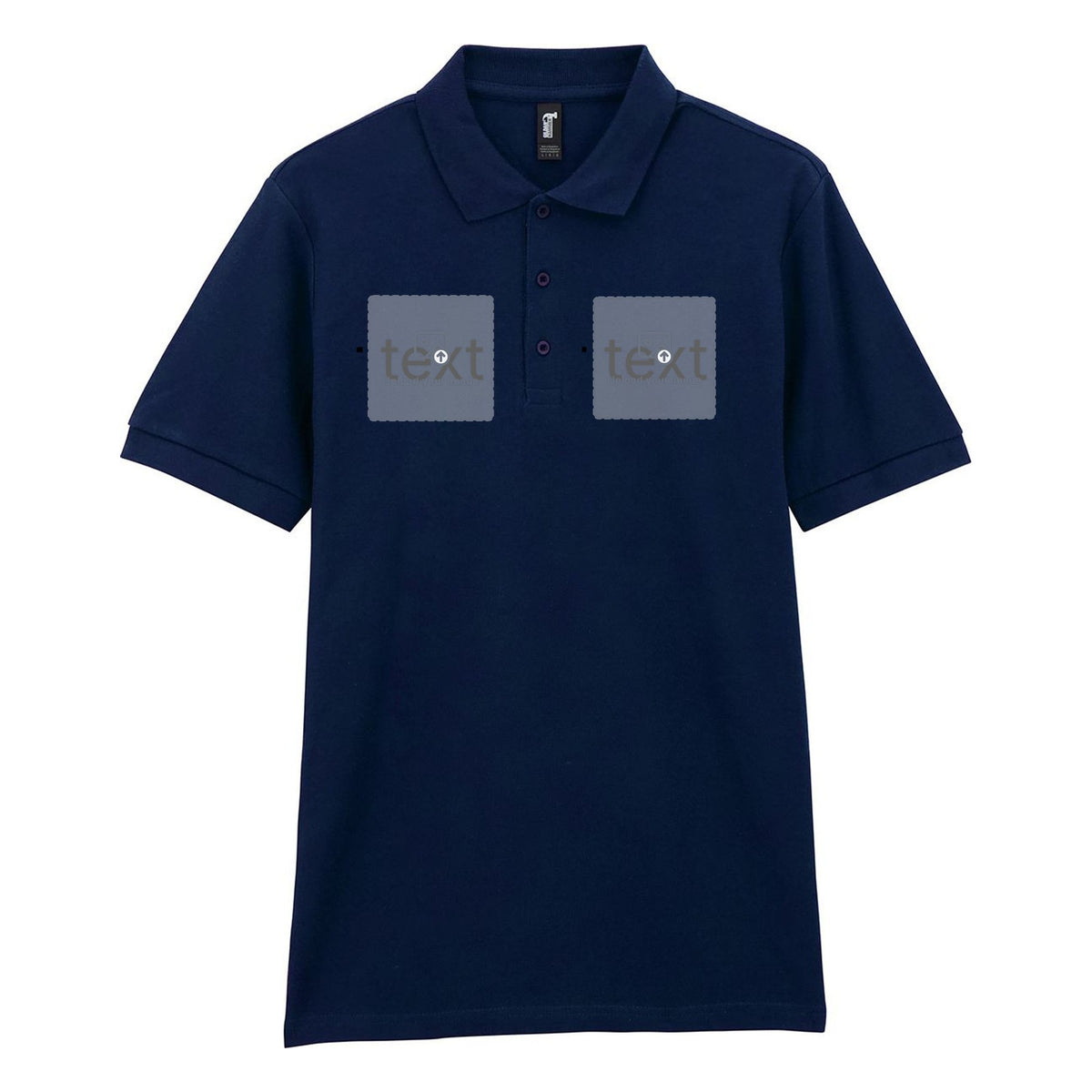 Unisex Piqué Polo Shirt — Navy