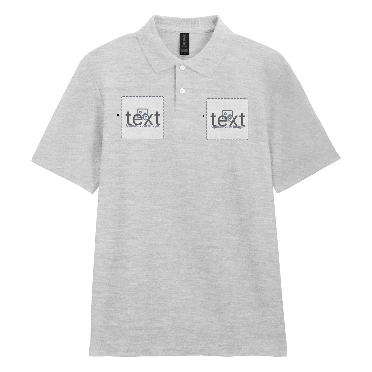 Unisex Piqué Polo Shirt — Ringspun Sport Grey