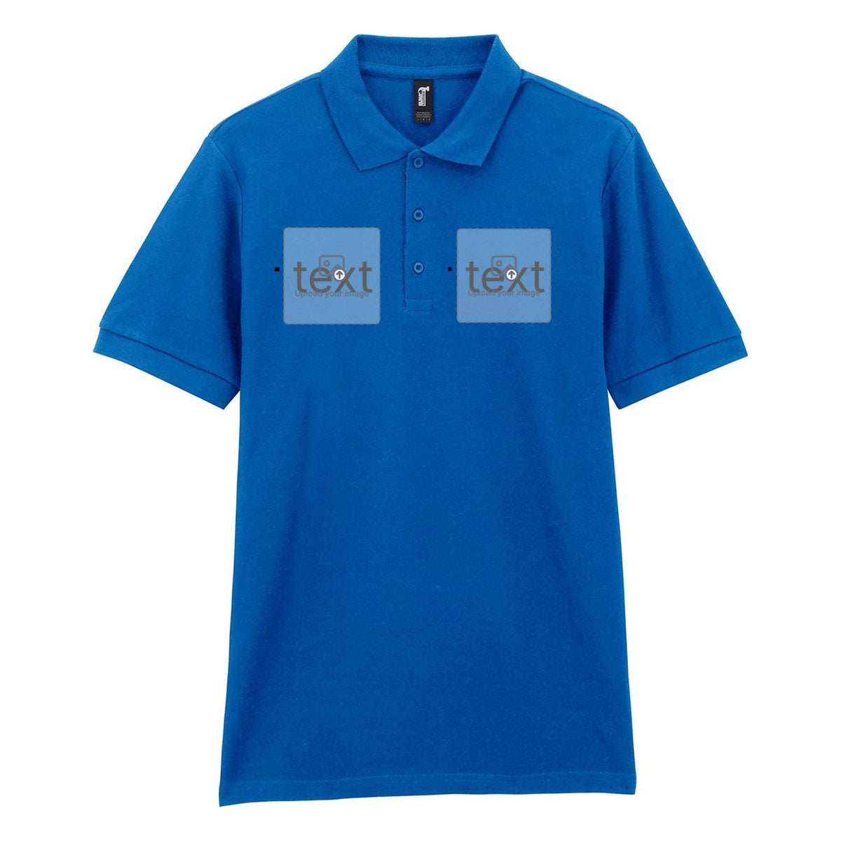 Unisex Piqué Polo Shirt — Royal