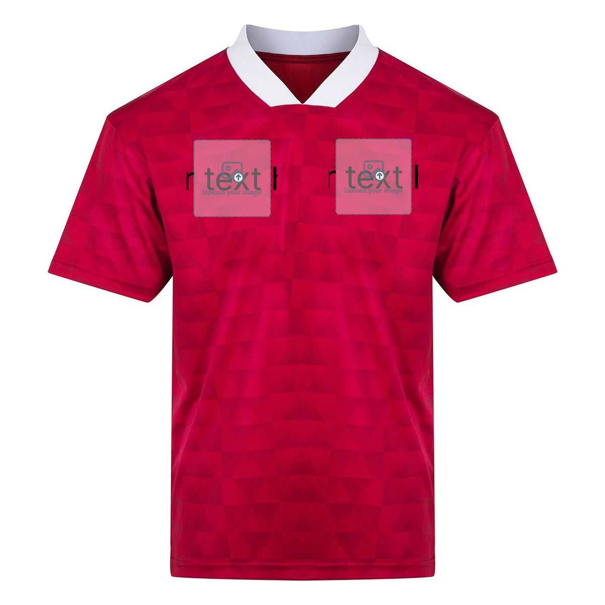 Unisex Sports Jersey — Red/White