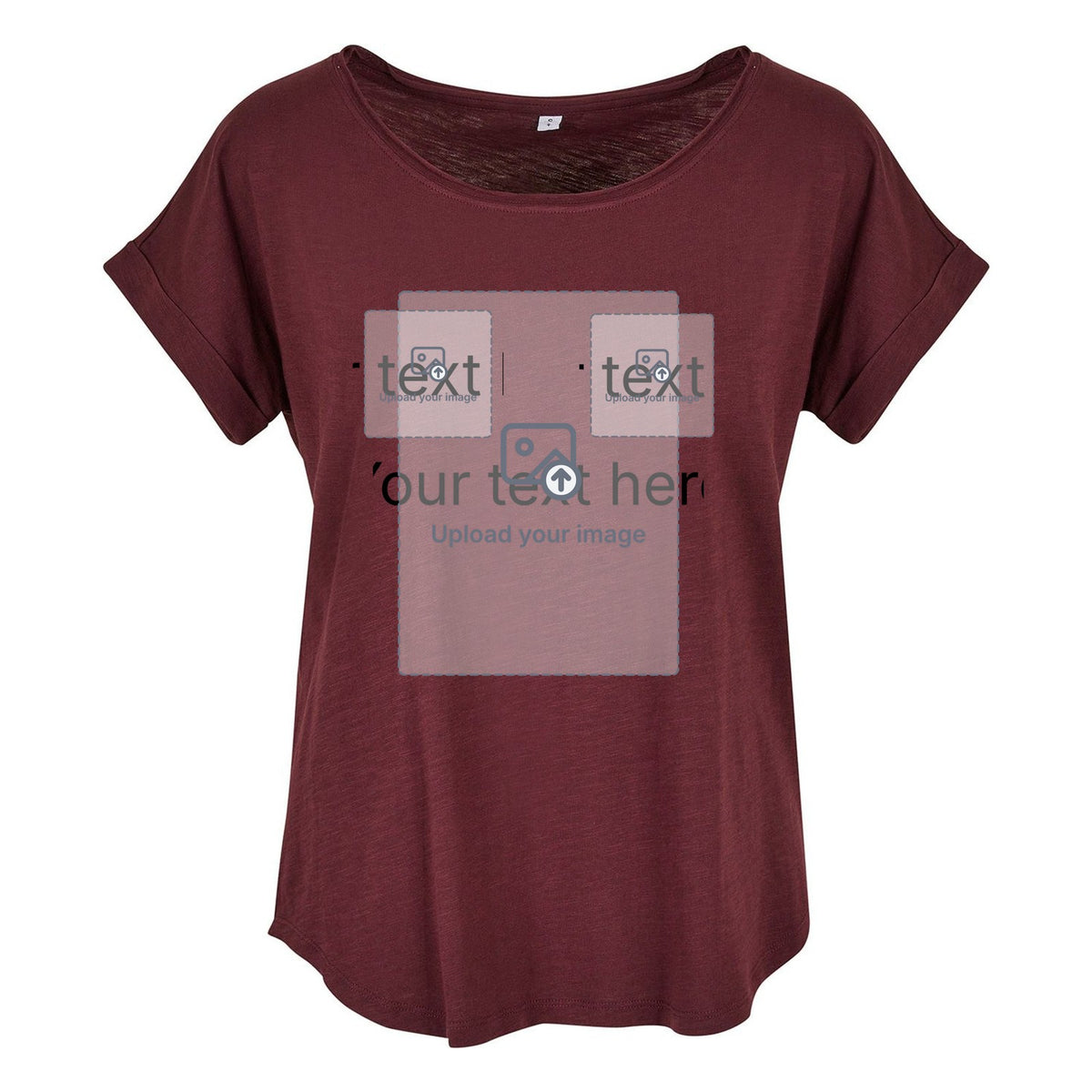 Women's Long T-Shirt — Cherry