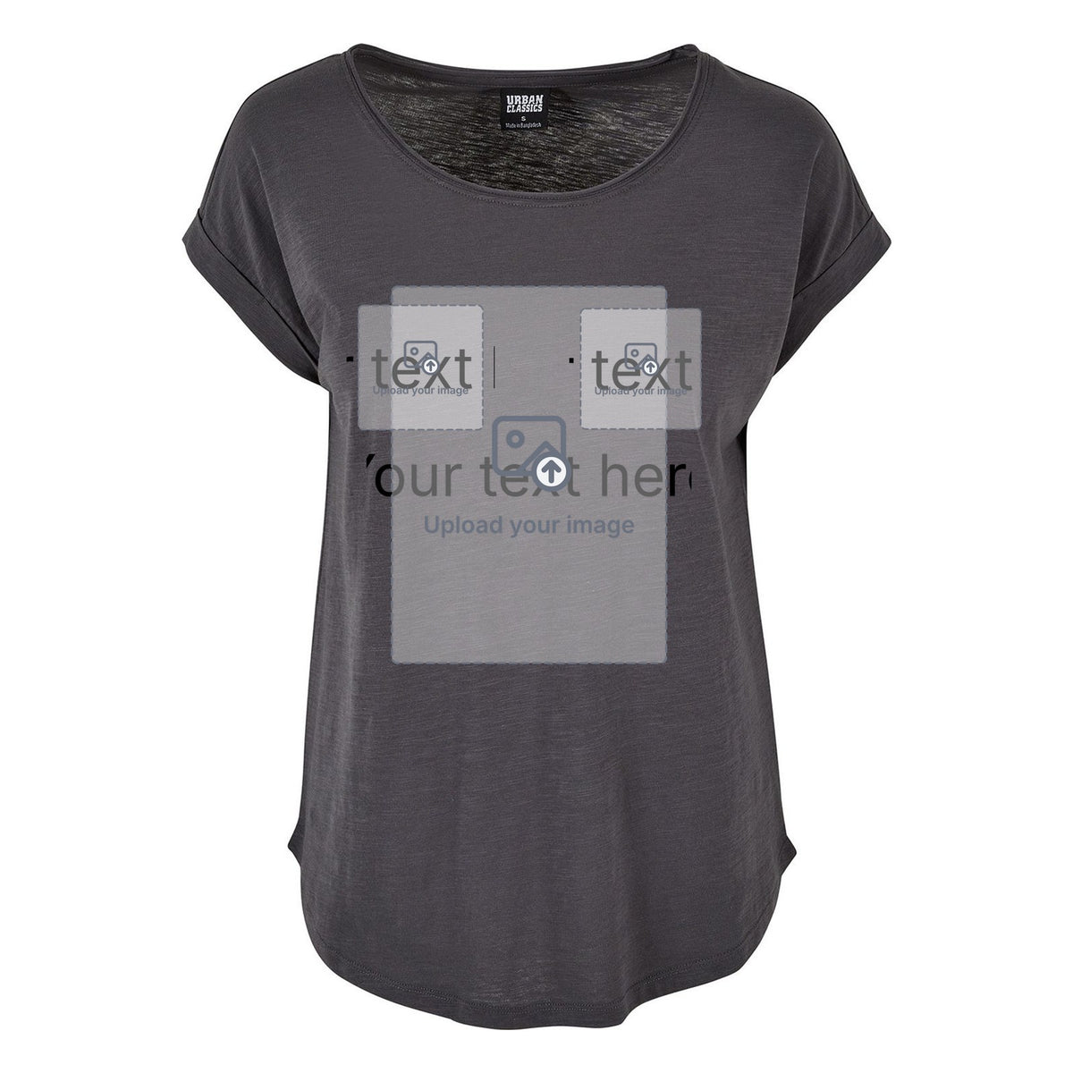 Women's Long T-Shirt — Dark Shadow