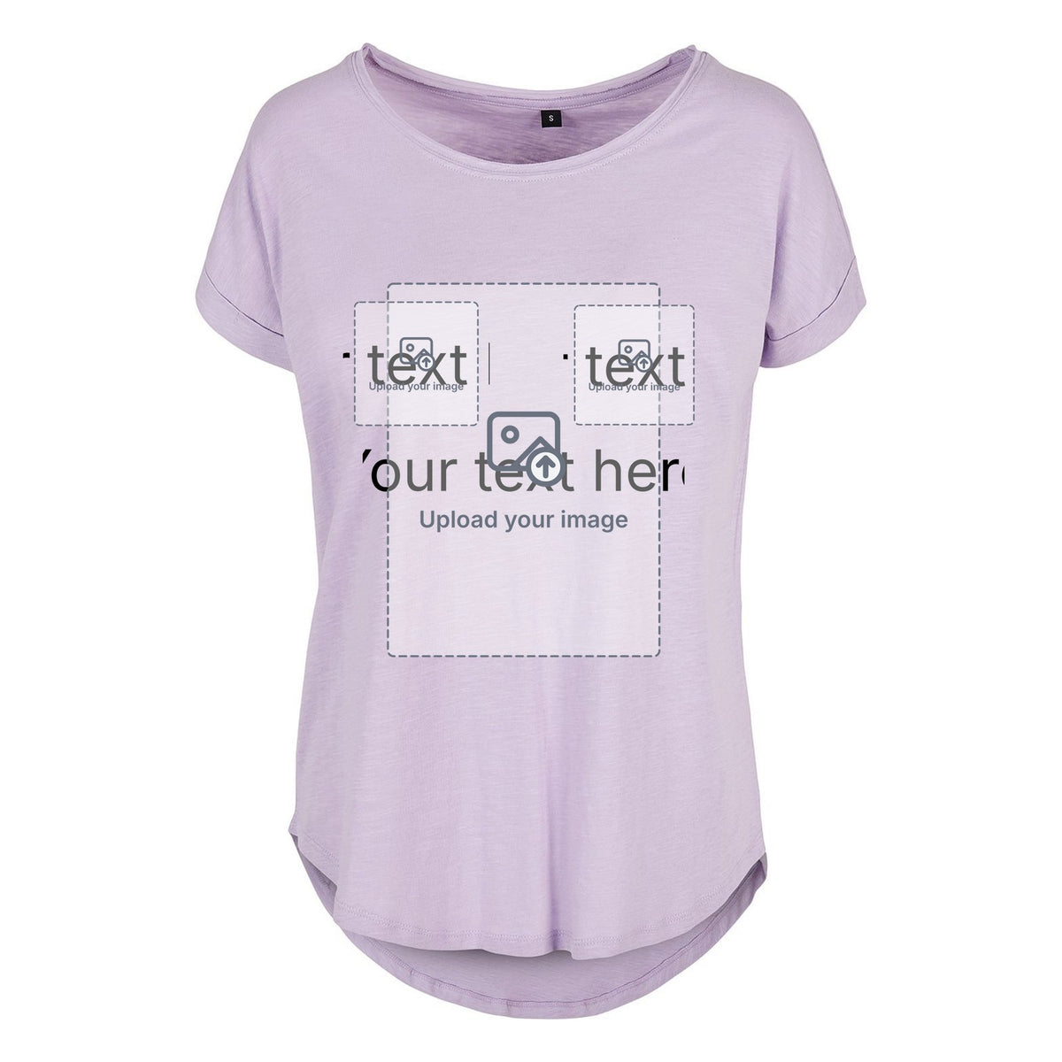 Women's Long T-Shirt — Lilac