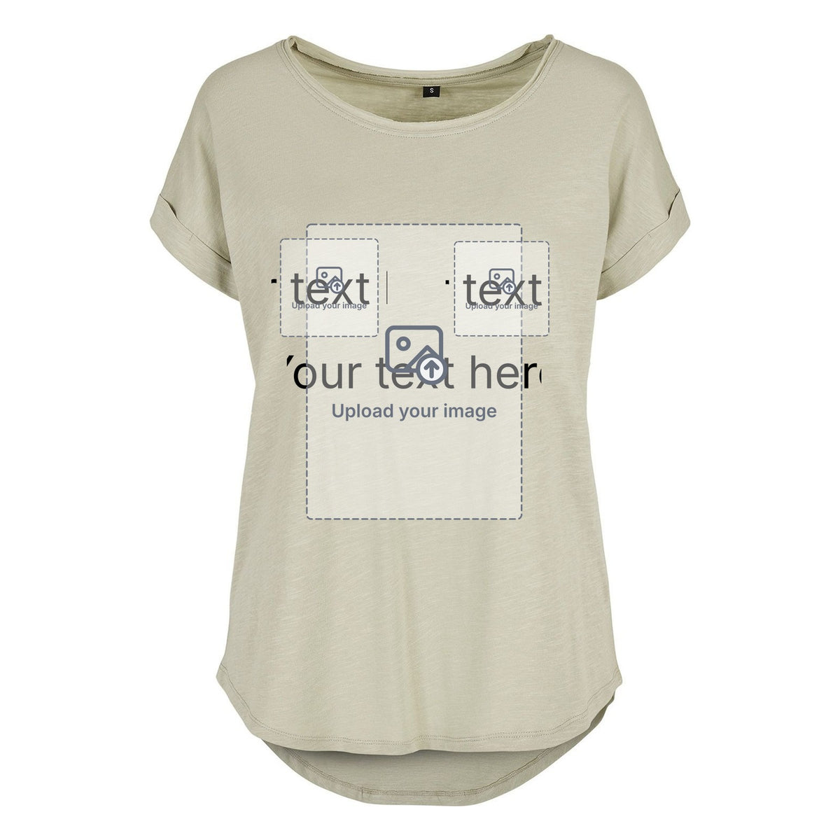 Women's Long T-Shirt — Soft Salvia